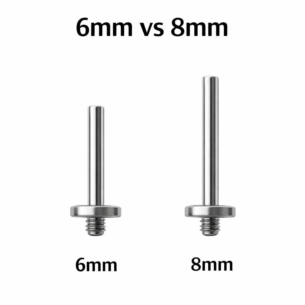 6mm vs 8mm: Which Stud Earring Post Length Should You Choose?