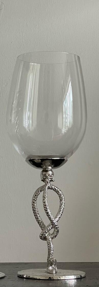 Skeleton Hand & Snake Wine Glass Collection
