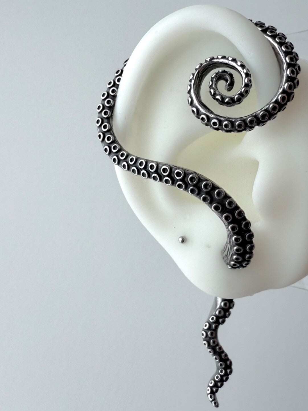 Octopus Tentacle Stud Earrings