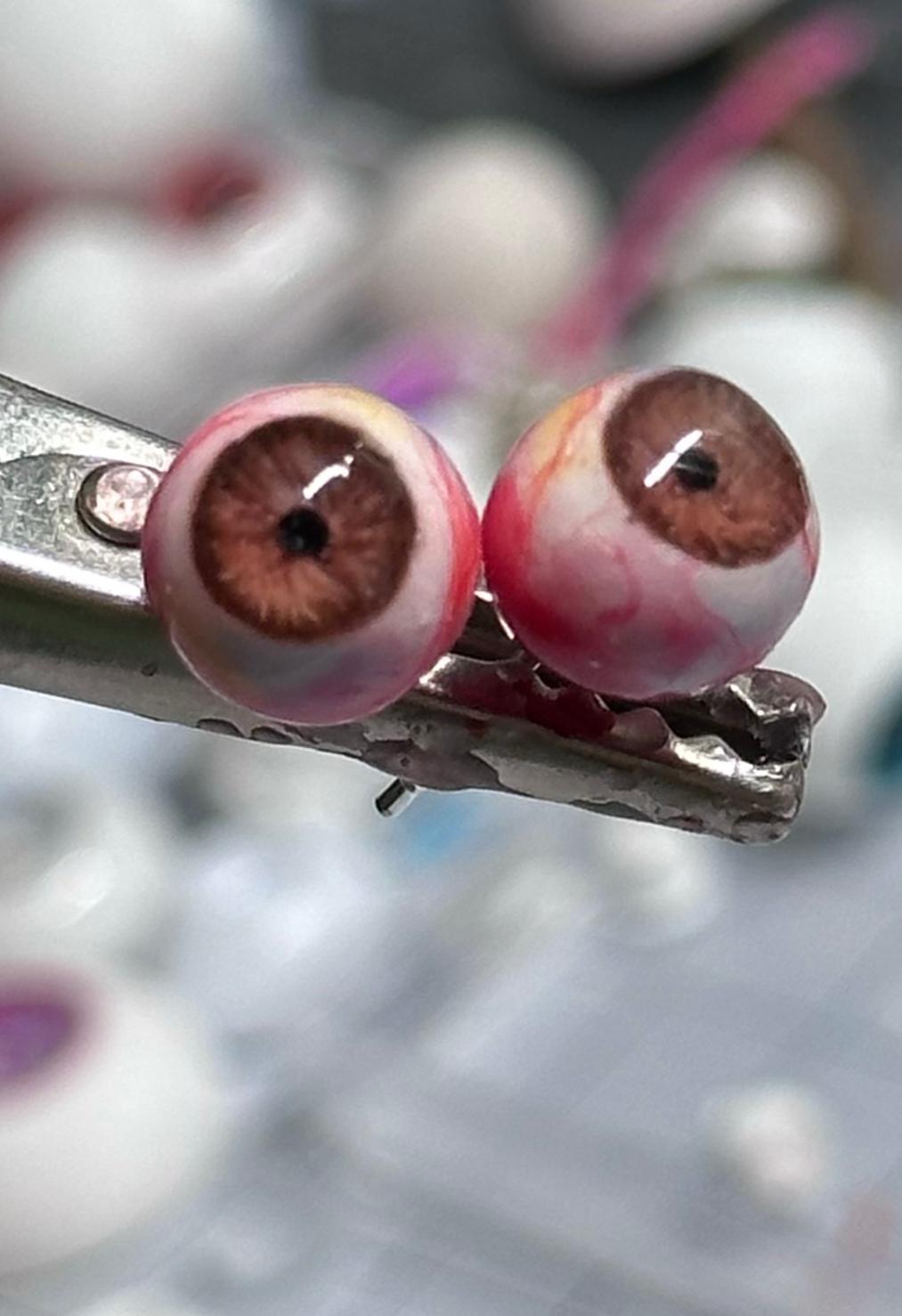 Large Eyeball Stud Earrings