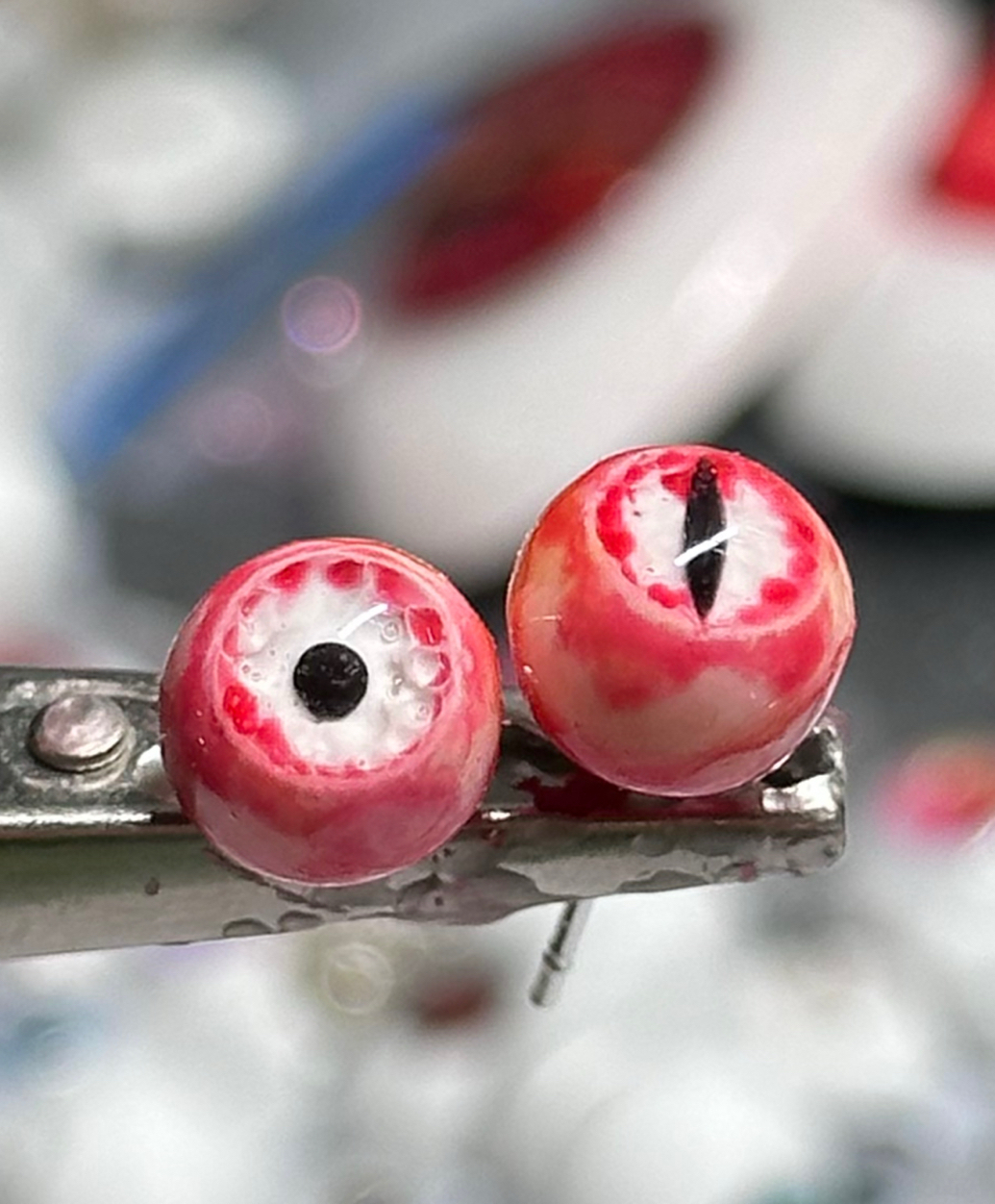 Large Eyeball Stud Earrings