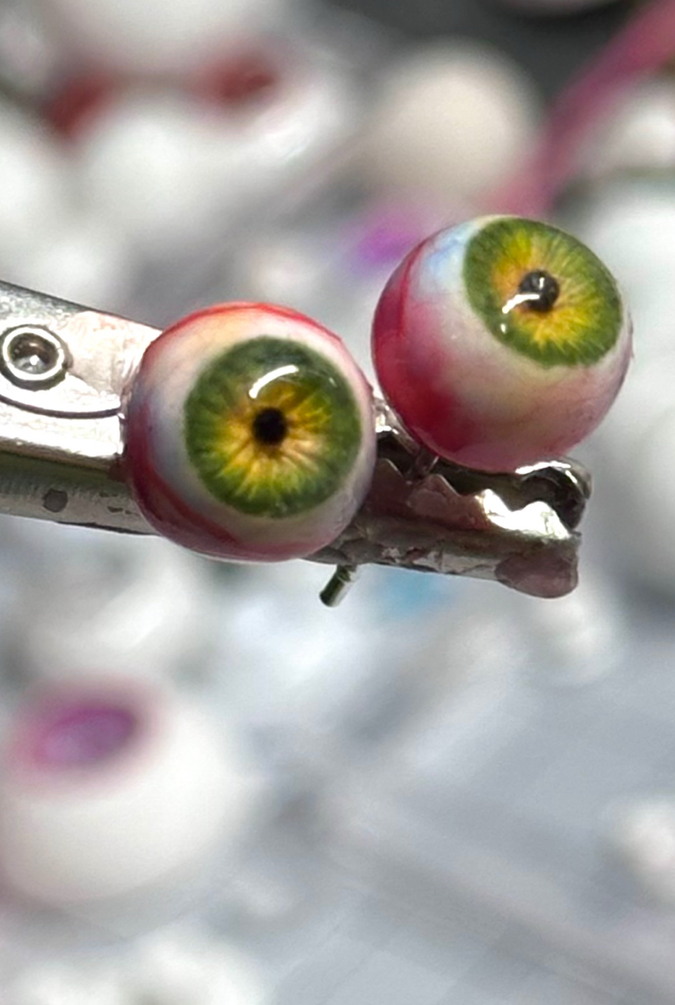 Large Eyeball Stud Earrings
