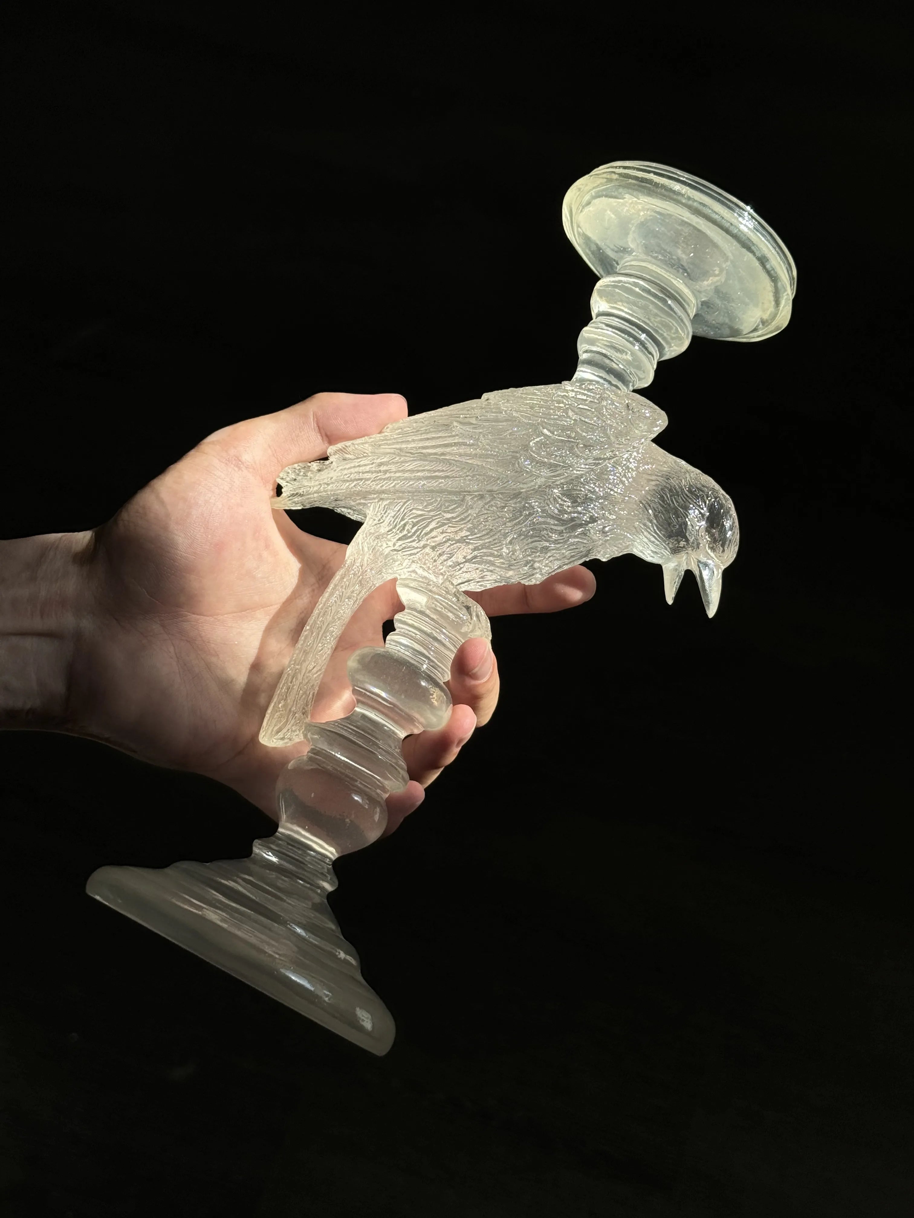 Raven Candle Holder