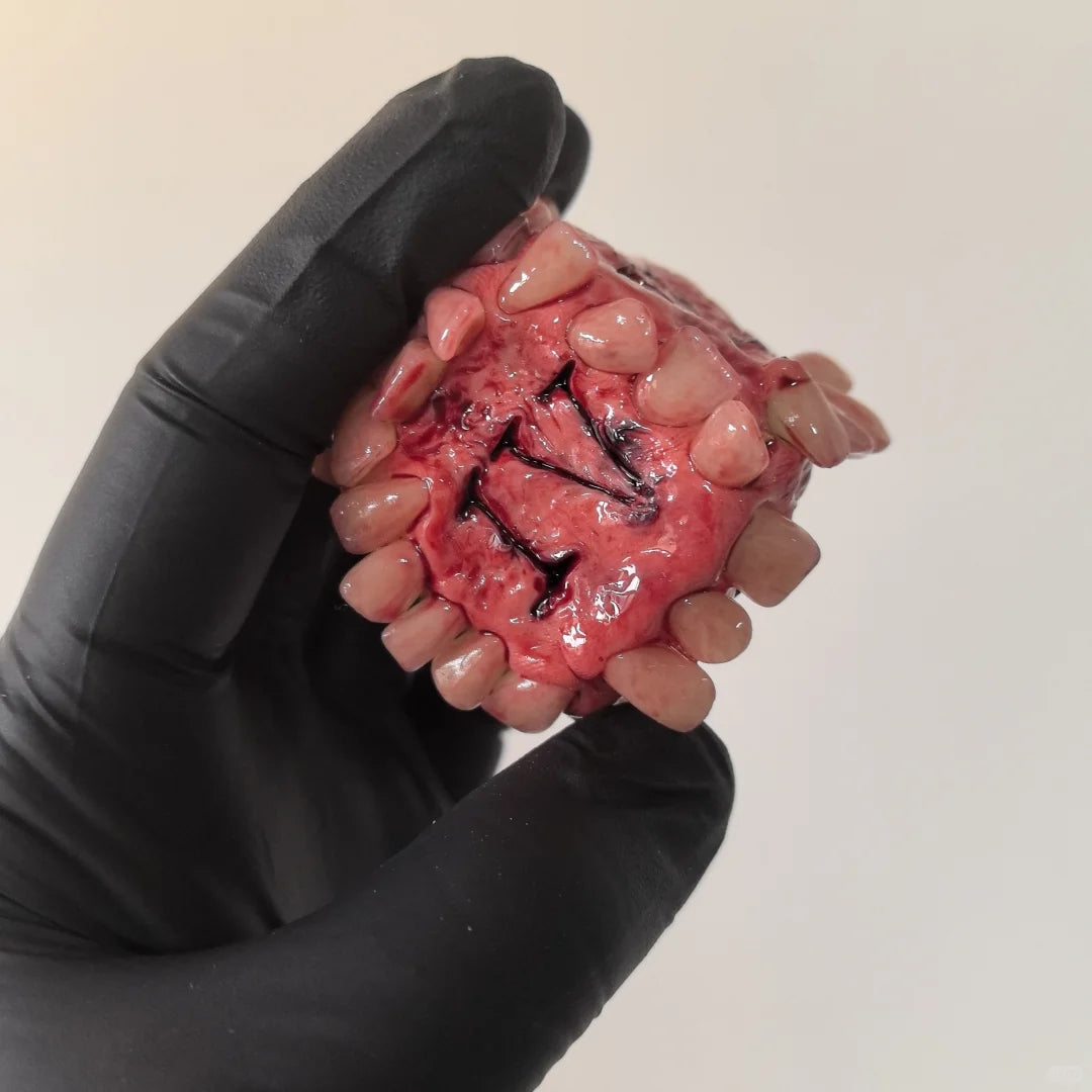 Roman Numeral Teeth Dice Ornament