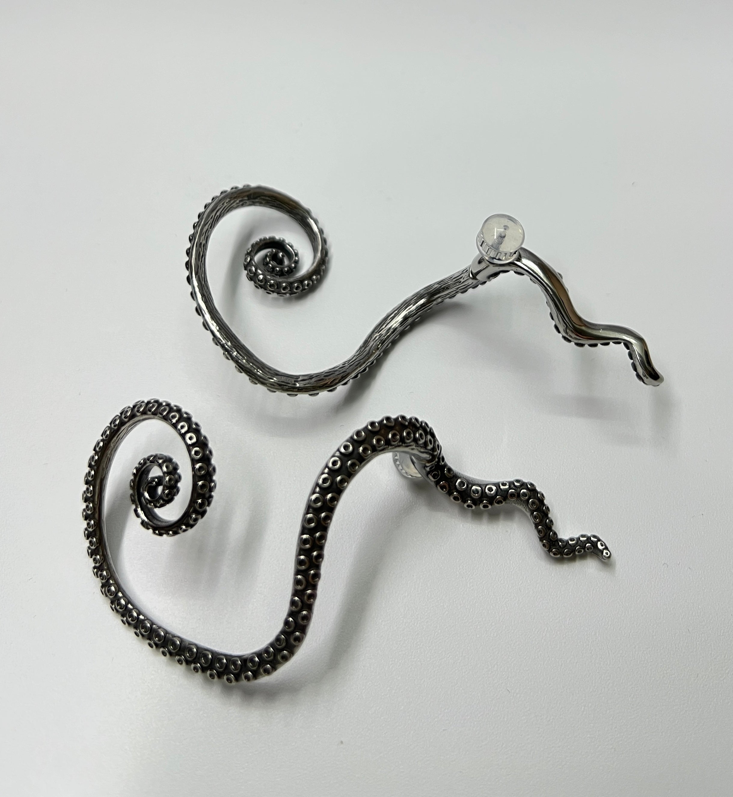 Octopus Tentacle Stud Earrings