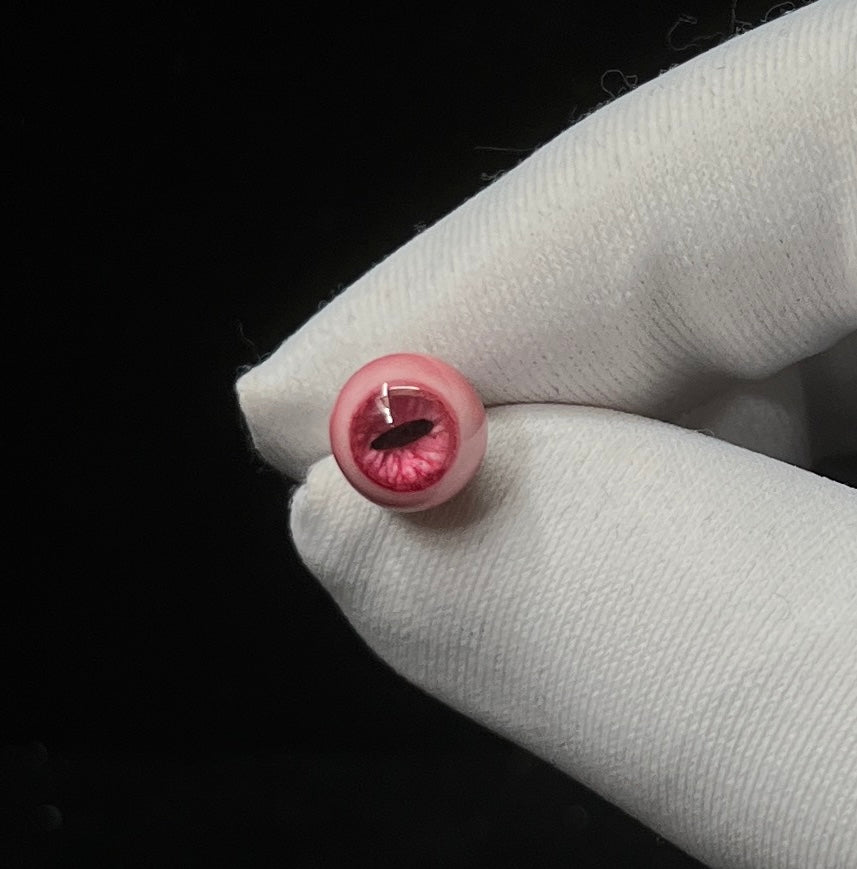 handmade creepy cute resin eyeball jewelry charms in multiple colors by NocturneCraft