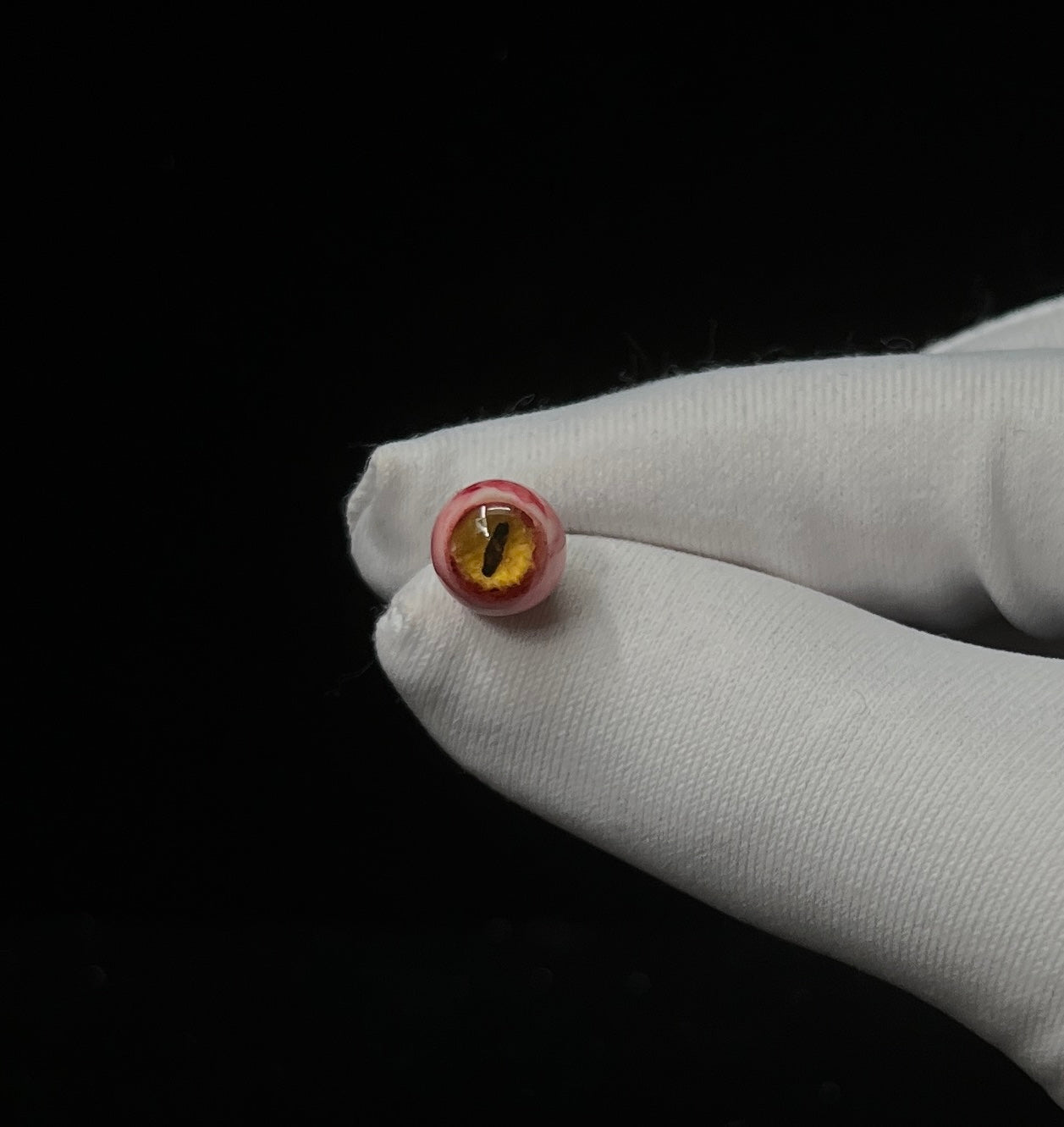 handmade creepy cute resin eyeball jewelry charms in multiple colors by NocturneCraft