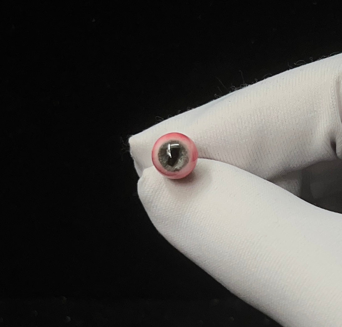 handmade creepy cute resin eyeball jewelry charms in multiple colors by NocturneCraft