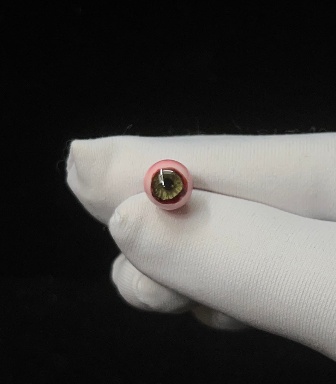 handmade creepy cute resin eyeball jewelry charms in multiple colors by NocturneCraft