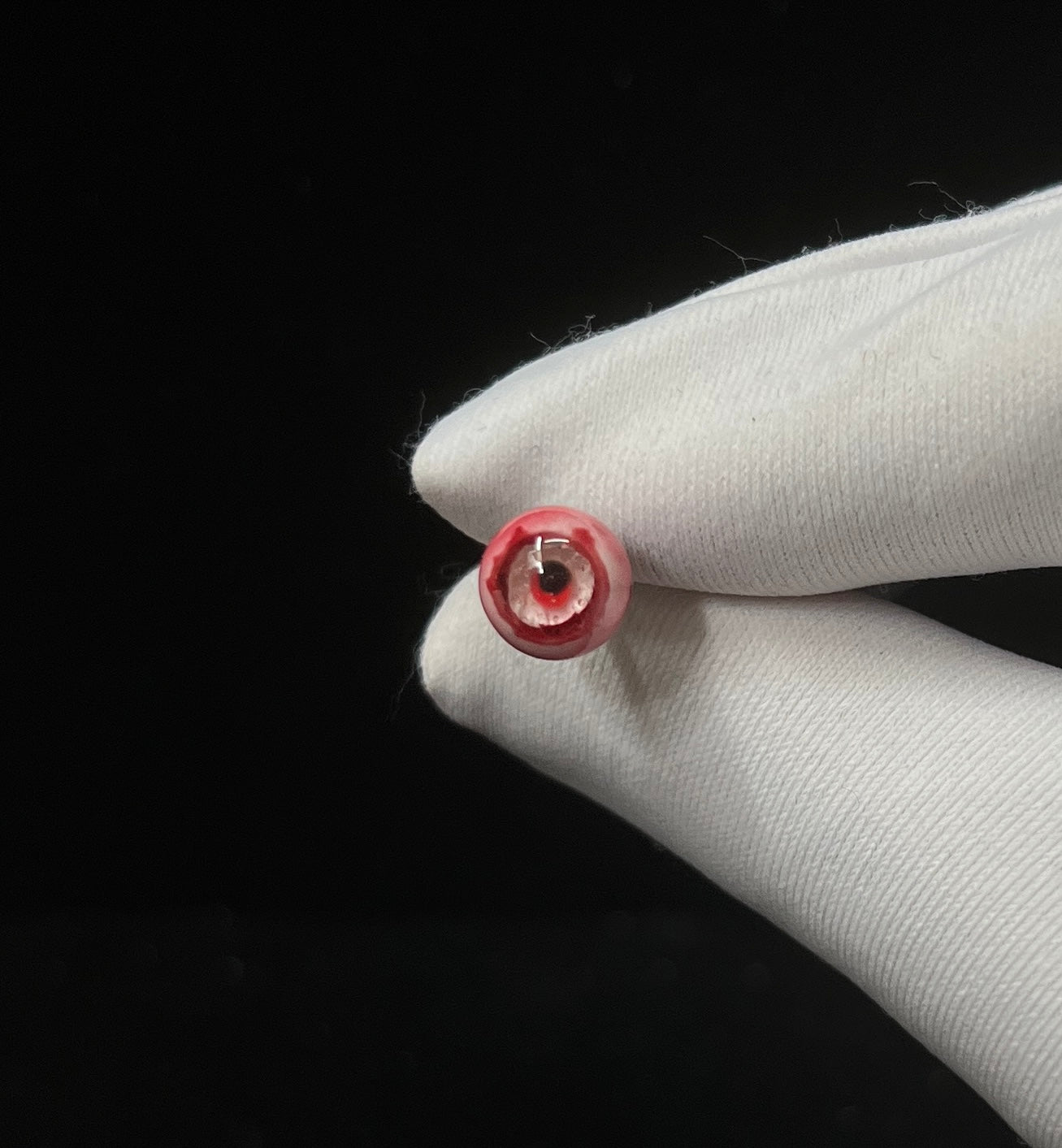 handmade creepy cute resin eyeball jewelry charms in multiple colors by NocturneCraft