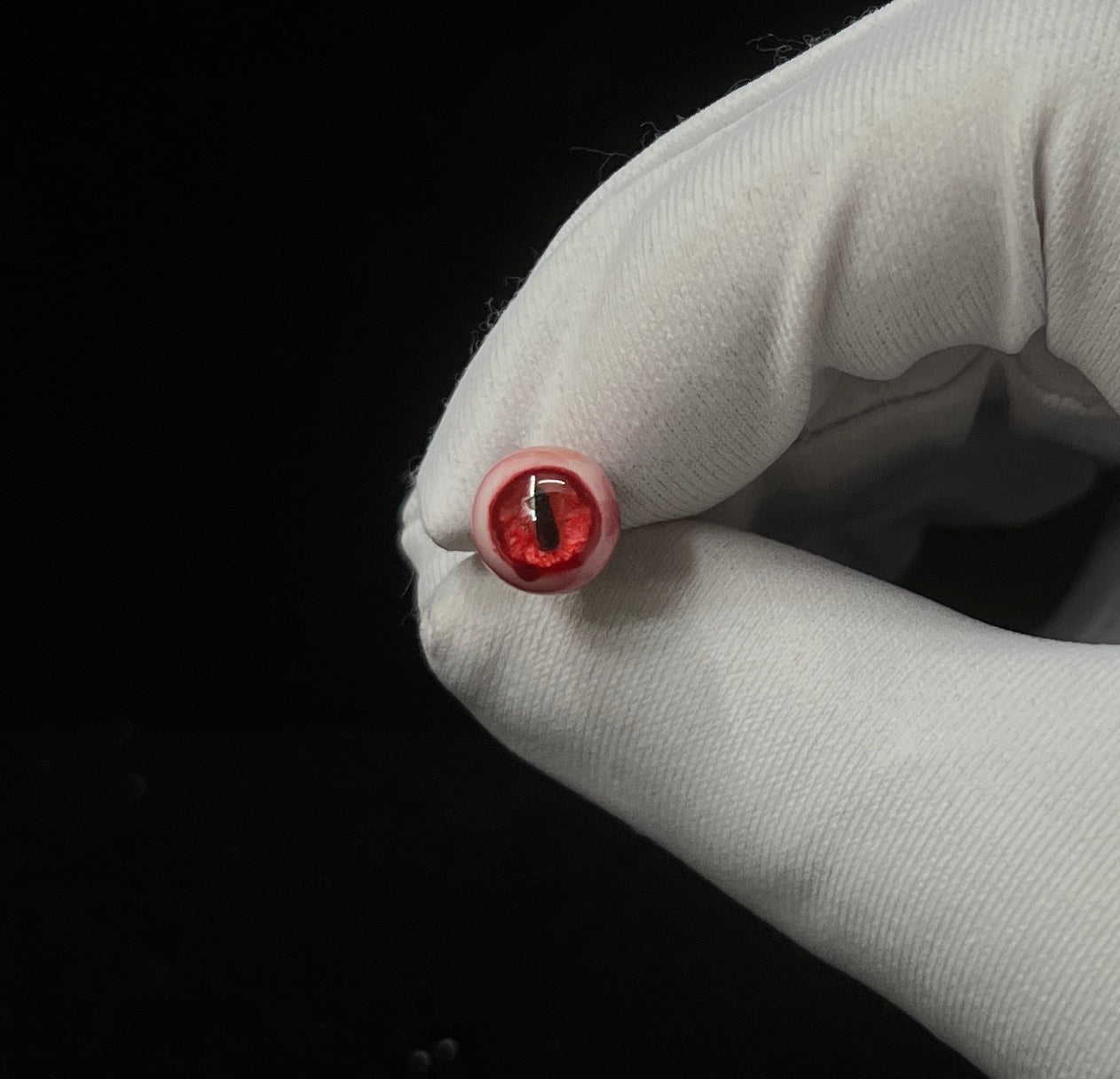 handmade creepy cute resin eyeball jewelry charms in multiple colors by NocturneCraft