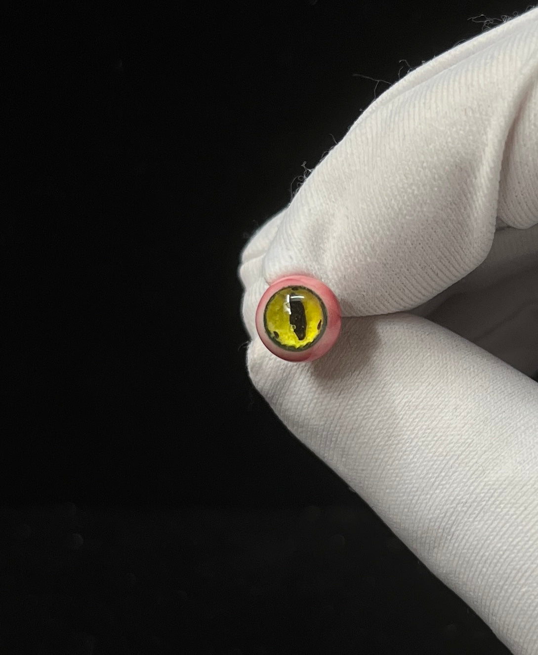 handmade creepy cute resin eyeball jewelry charms in multiple colors by NocturneCraft