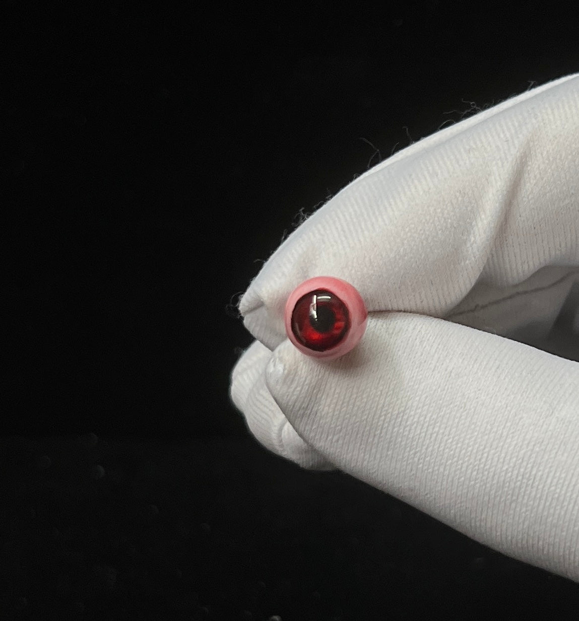 handmade creepy cute resin eyeball jewelry charms in multiple colors by NocturneCraft