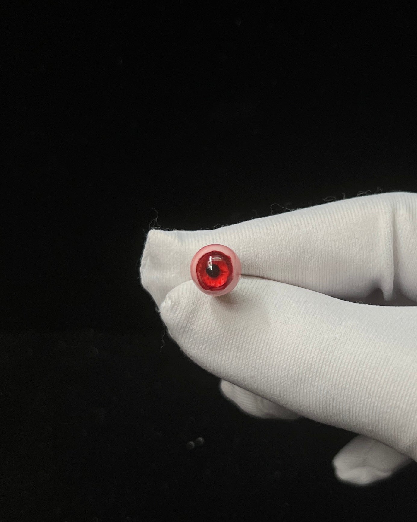 handmade creepy cute resin eyeball jewelry charms in multiple colors by NocturneCraft