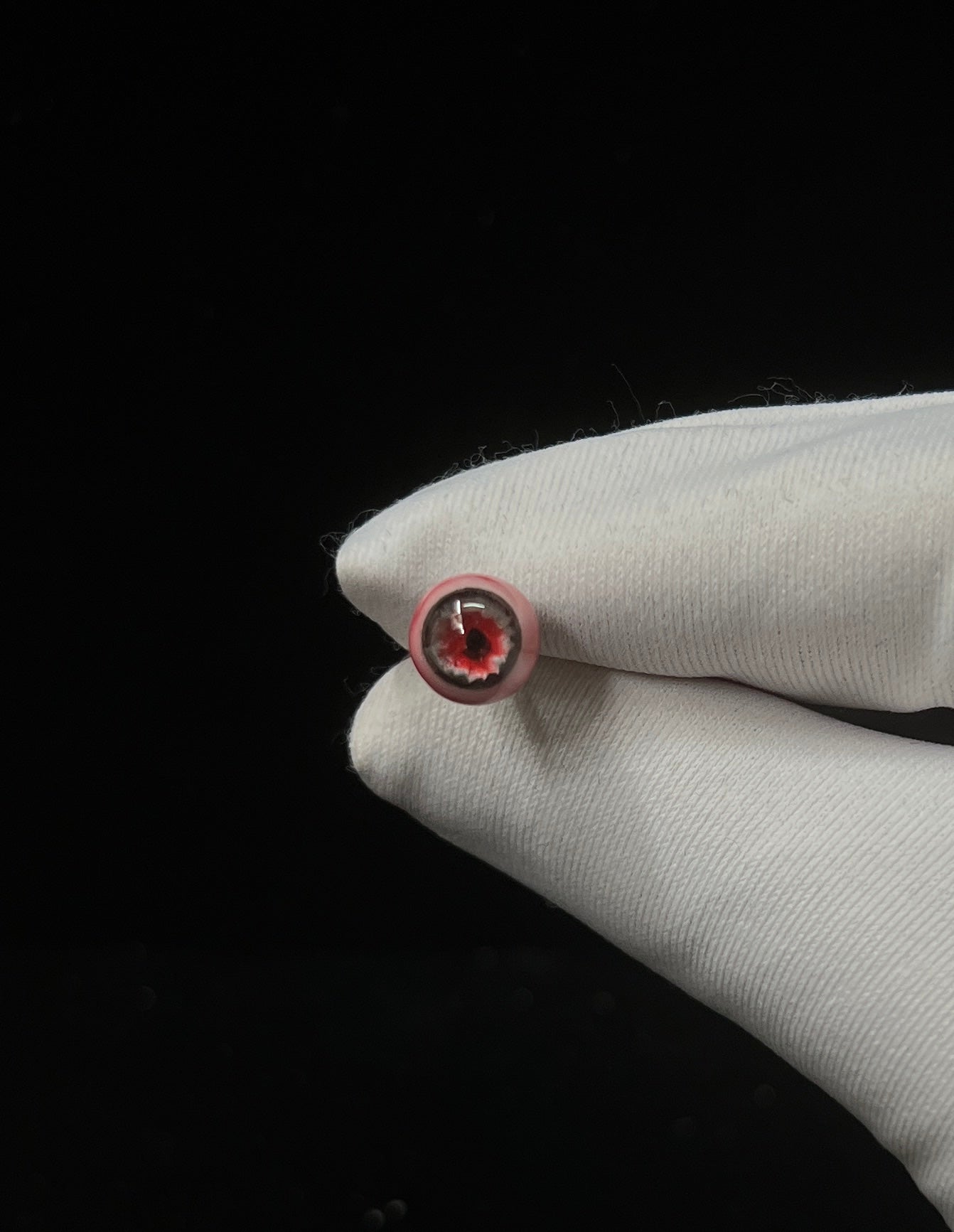 handmade creepy cute resin eyeball jewelry charms in multiple colors by NocturneCraft