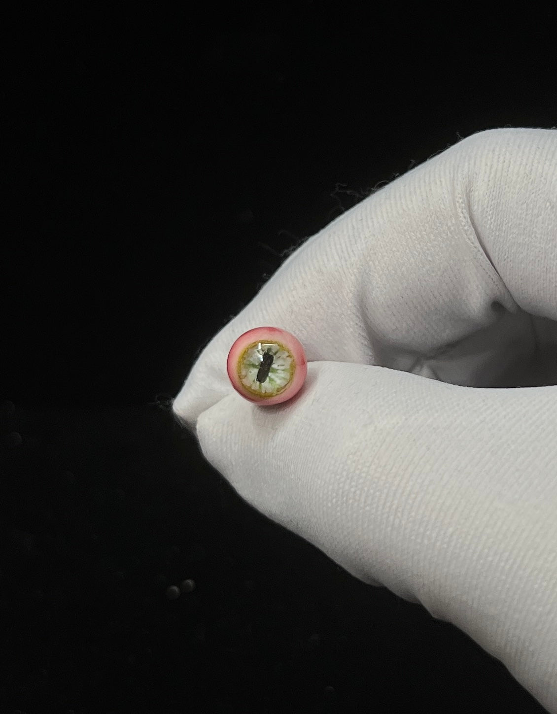 handmade creepy cute resin eyeball jewelry charms in multiple colors by NocturneCraft