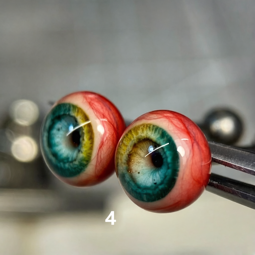 Creepy-Kawaii Eyeball Stud Earrings (Pair) – Symbol Styles