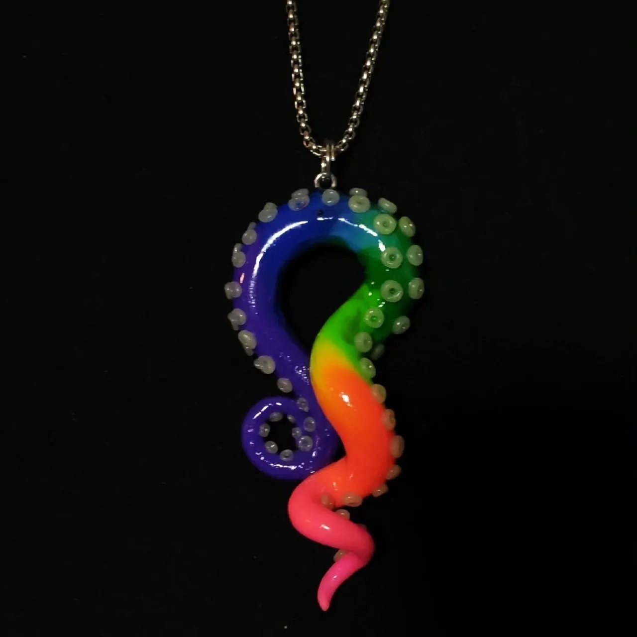 Colorful Tentacle Pendants