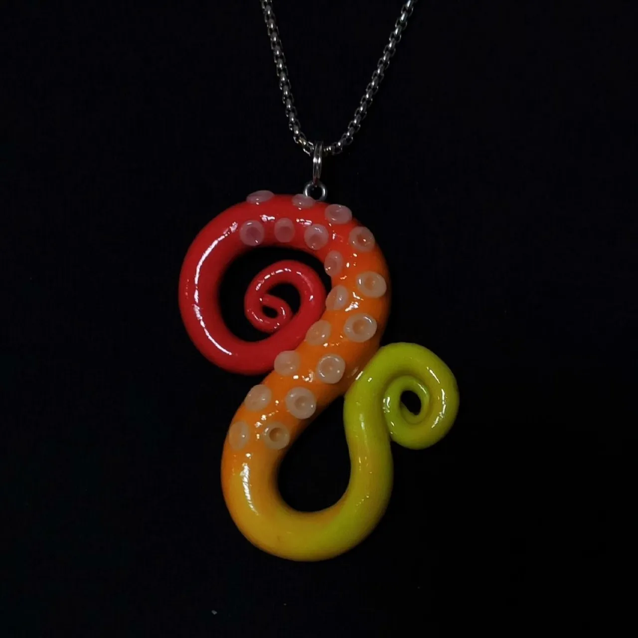 Colorful Tentacle Pendants