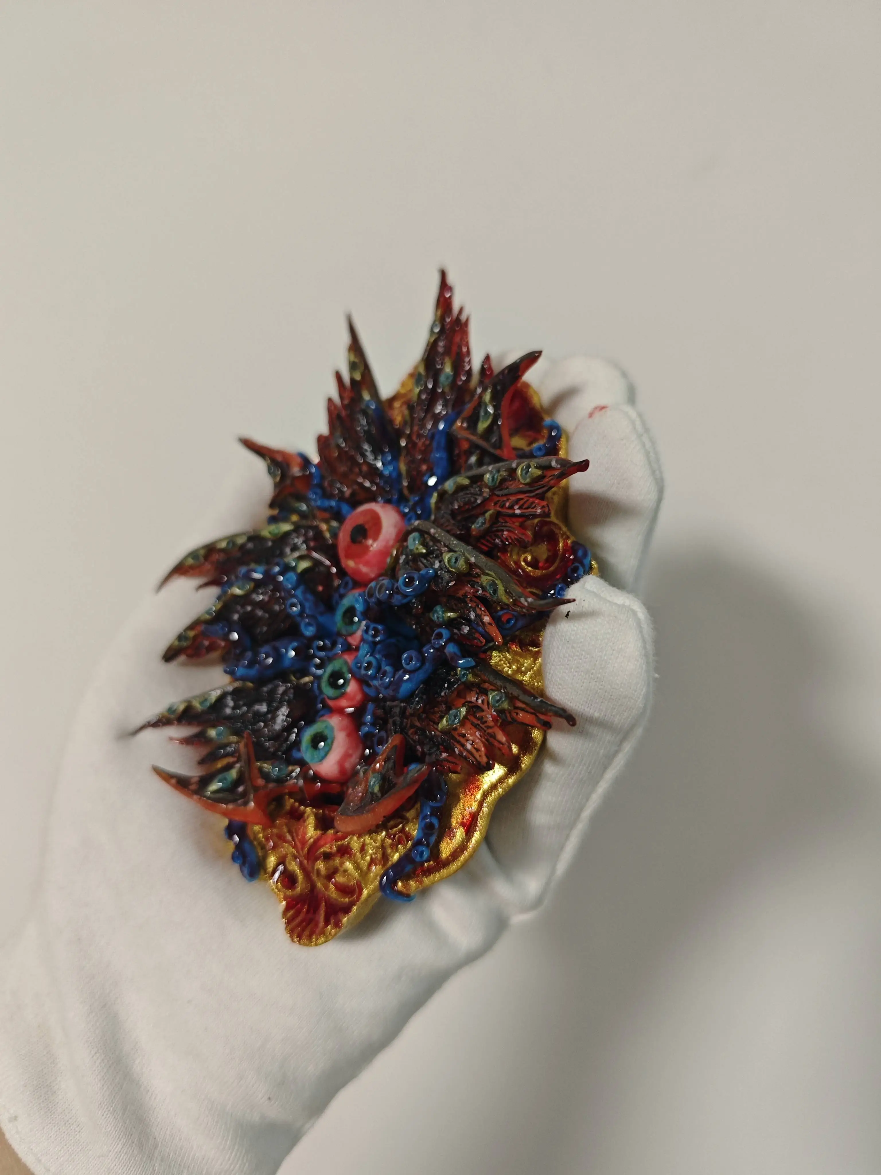 Multi-Eye Art Refrigerator Magnet