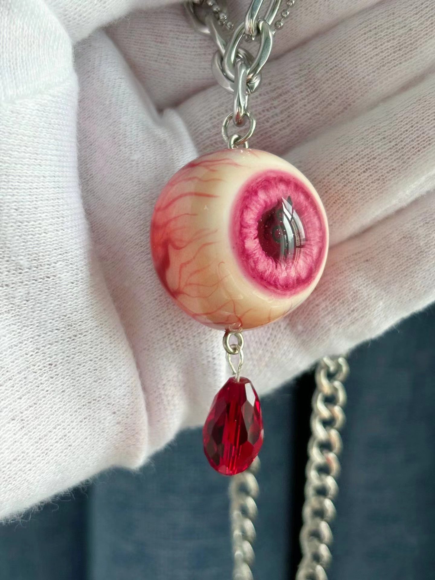 Gothic Eyeball Pendant