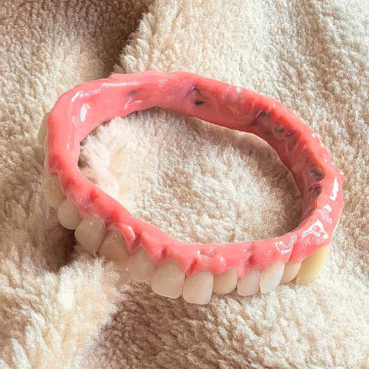 Bite Me Handmade Teeth Bangle
