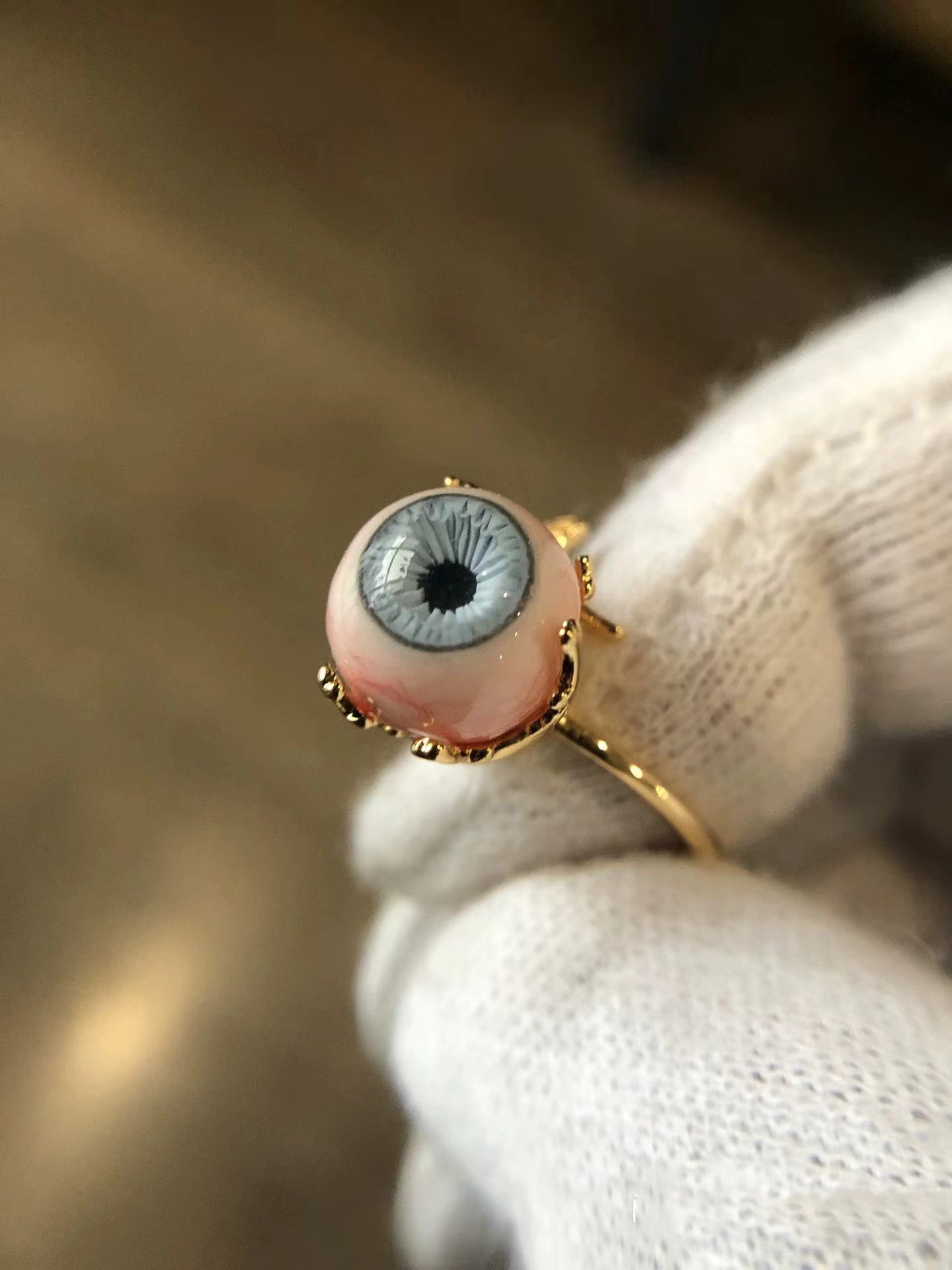 Goldener Augapfelring