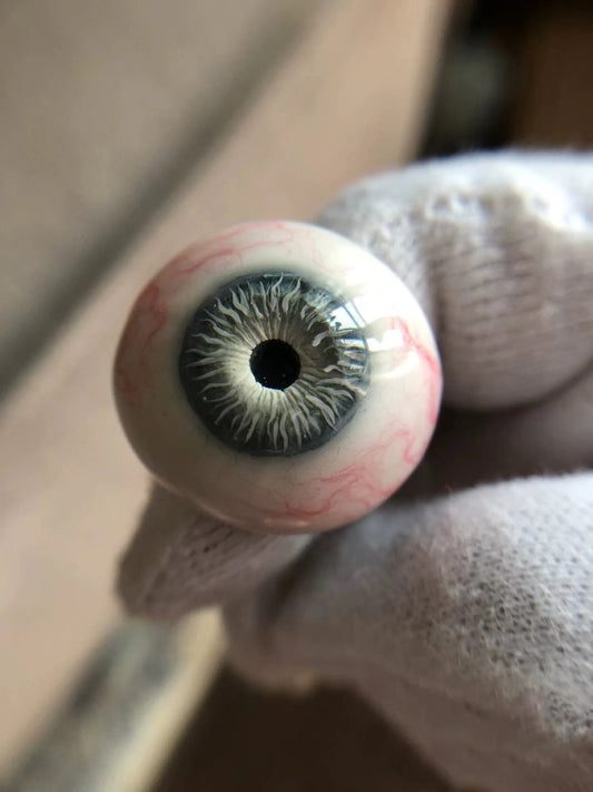Blue-grey Eyeball Ring