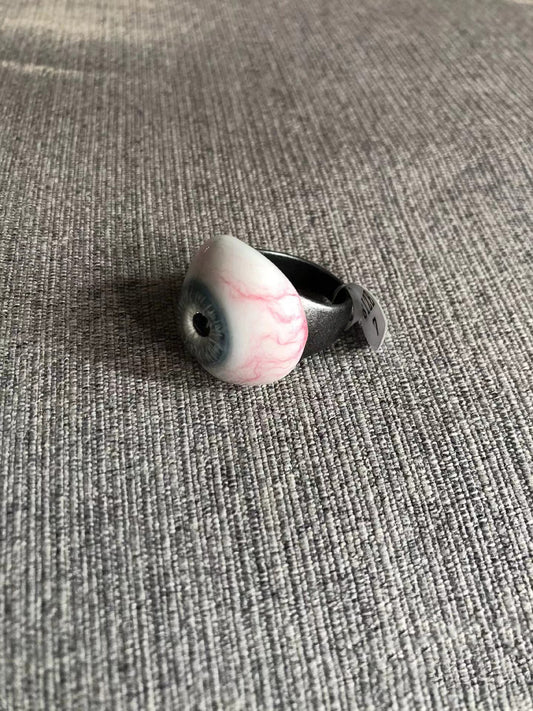 Blue-grey Eyeball Ring