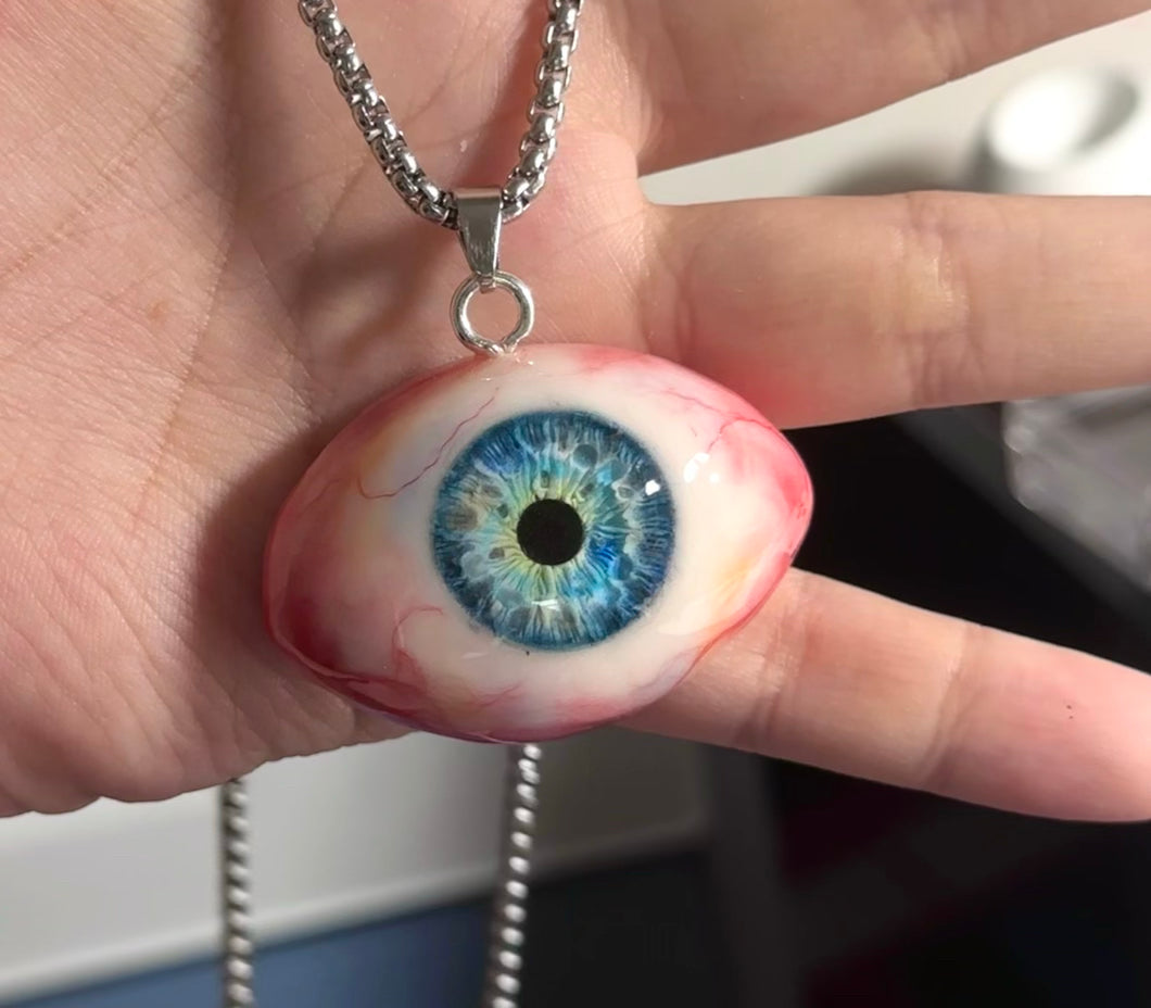 Eyeball Sphere Necklace