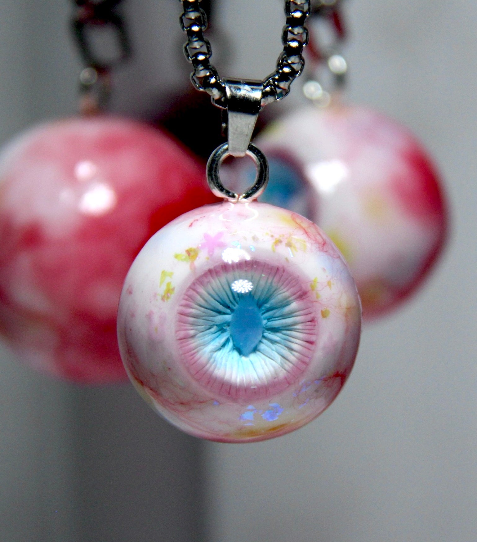 Eyeball Sphere Necklace