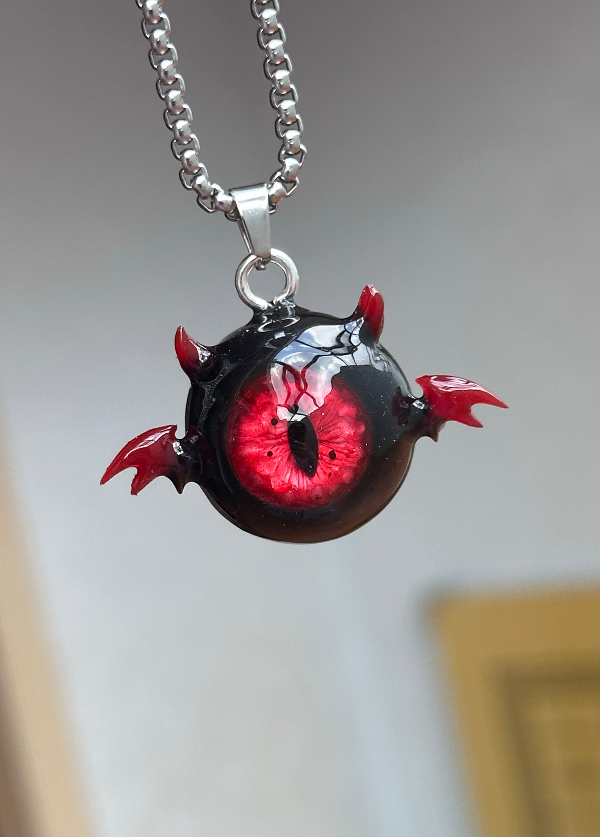 Eyeball Sphere Necklace