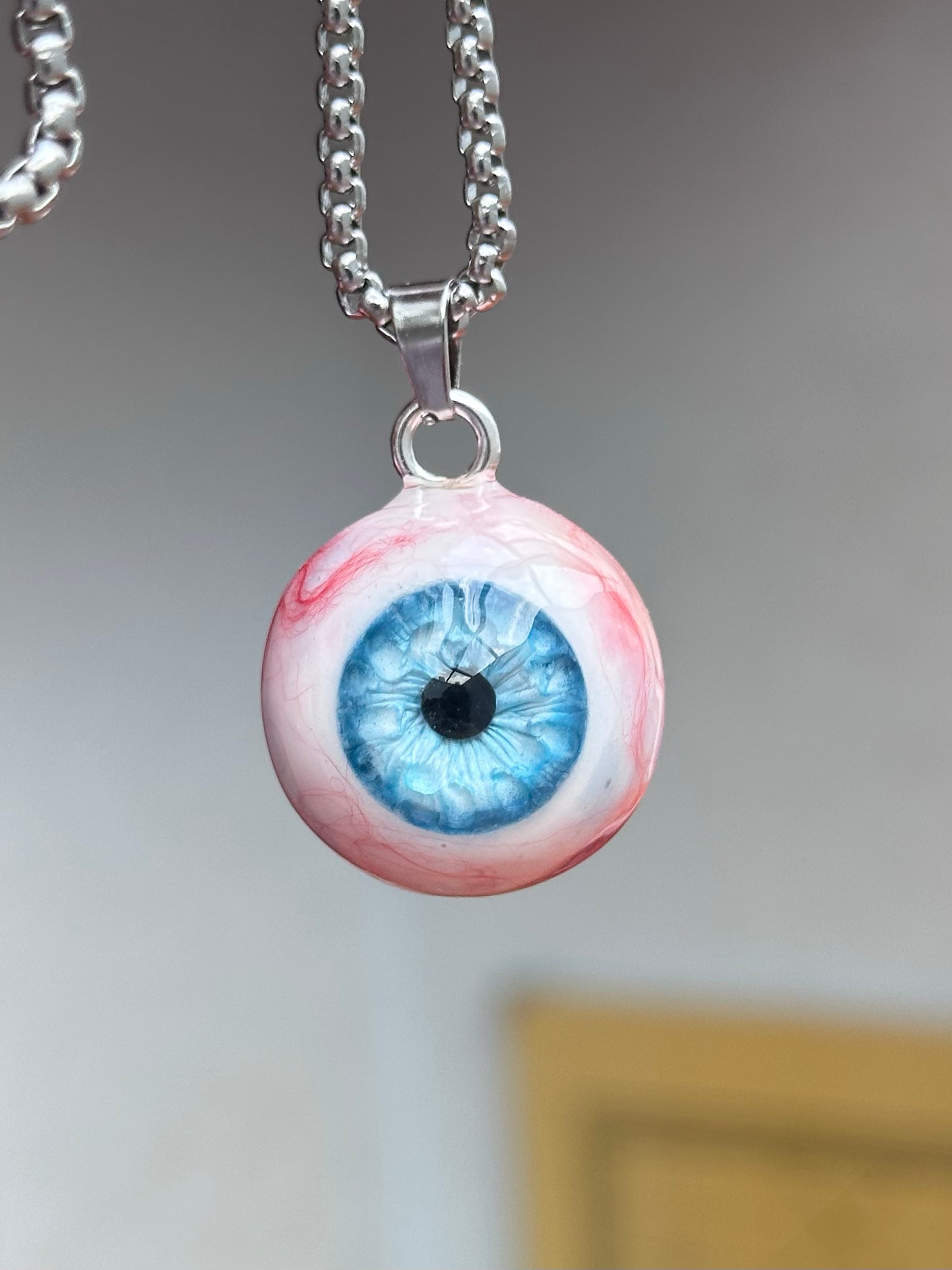 Eyeball Sphere Necklace