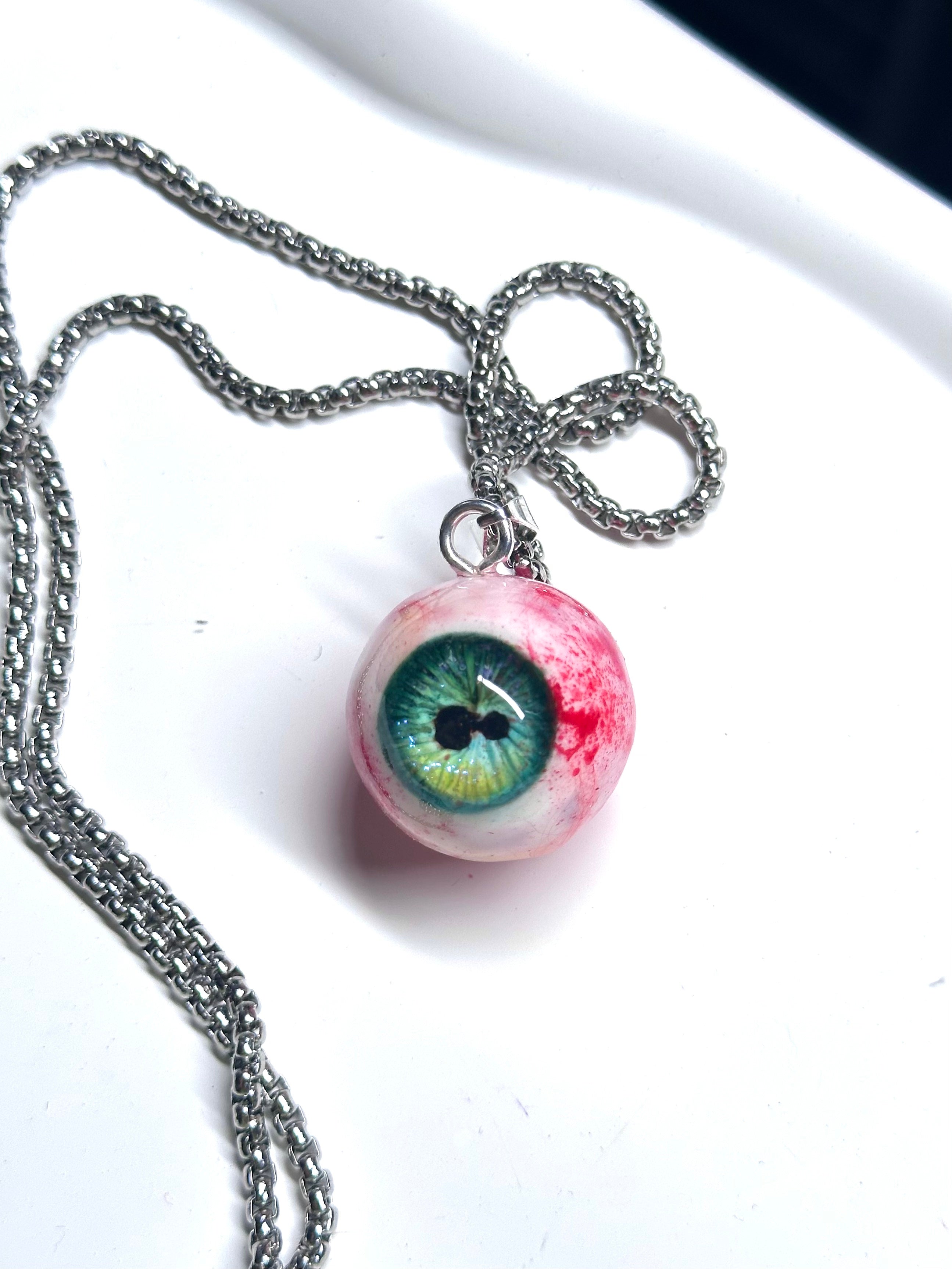 Eyeball Sphere Necklace