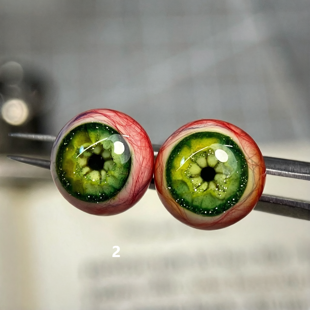 Creepy-Kawaii Eyeball Stud Earrings (Pair) – Symbol Styles