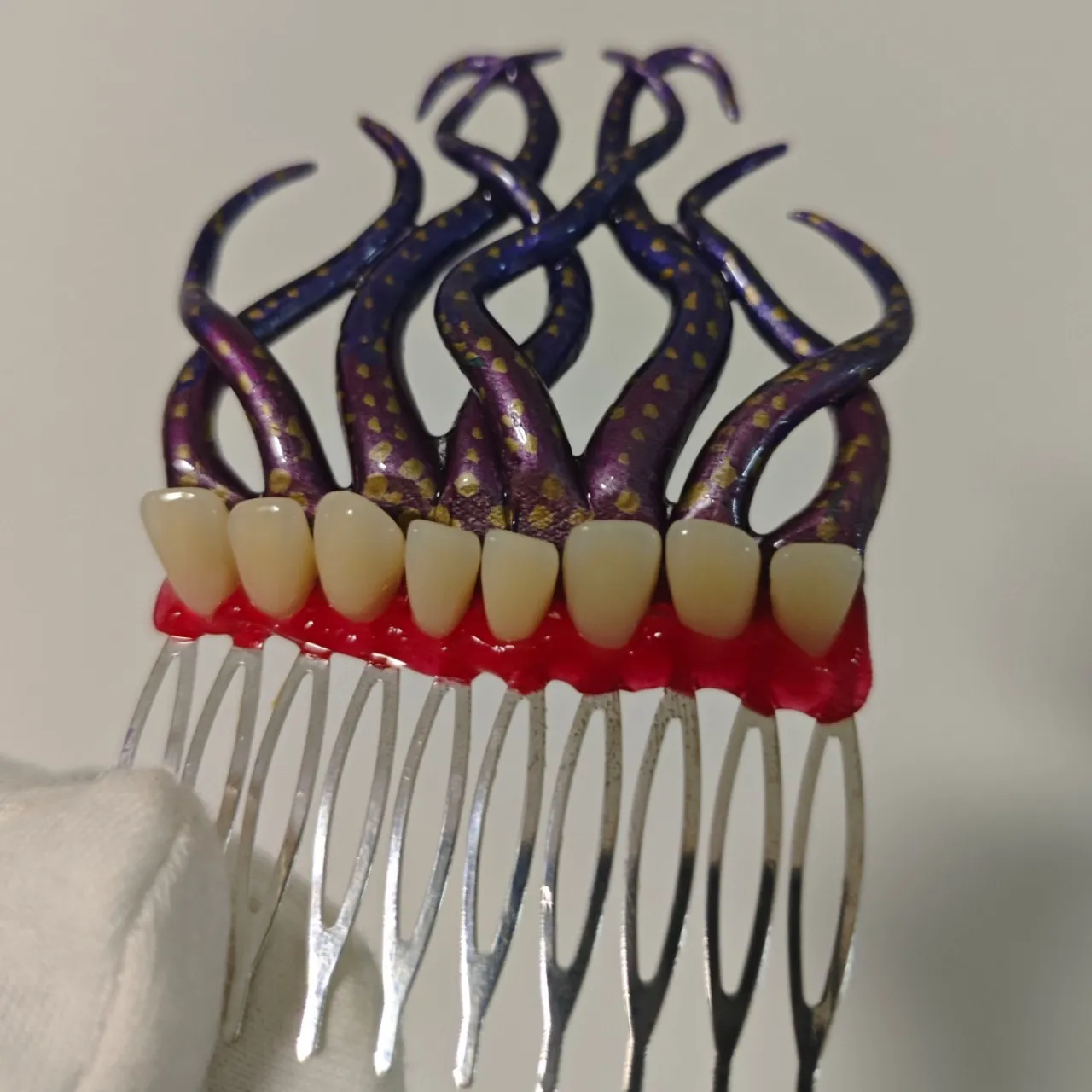 Tentacle Teeth Hair Comb