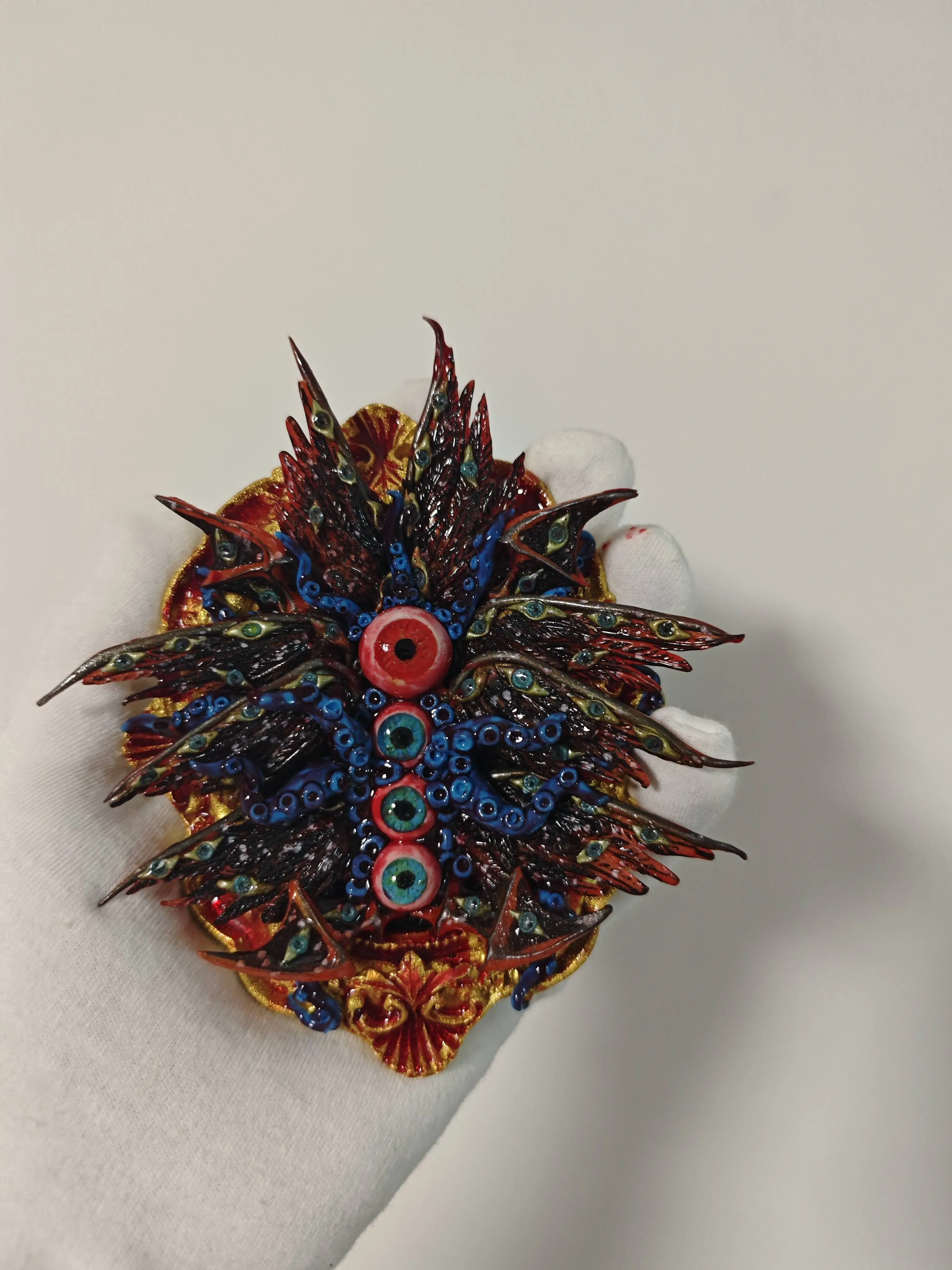 Multi-Eye Art Refrigerator Magnet